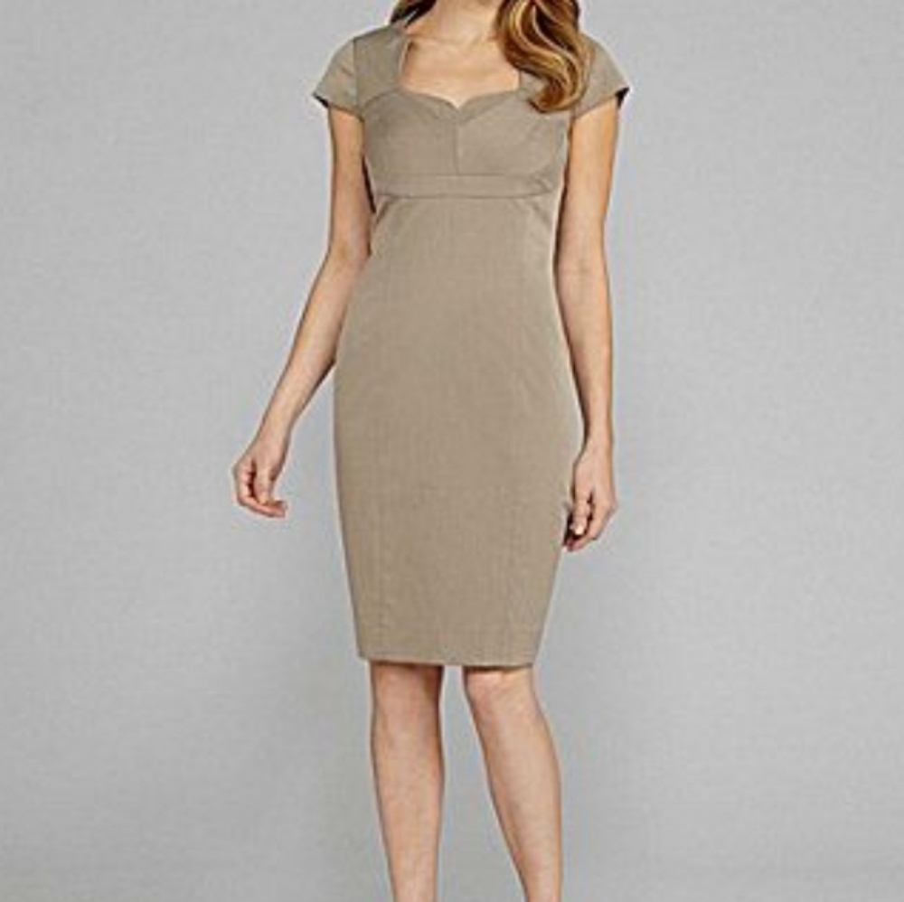 Antonio Melani Hadlo Capsleeve Herringbone Dress